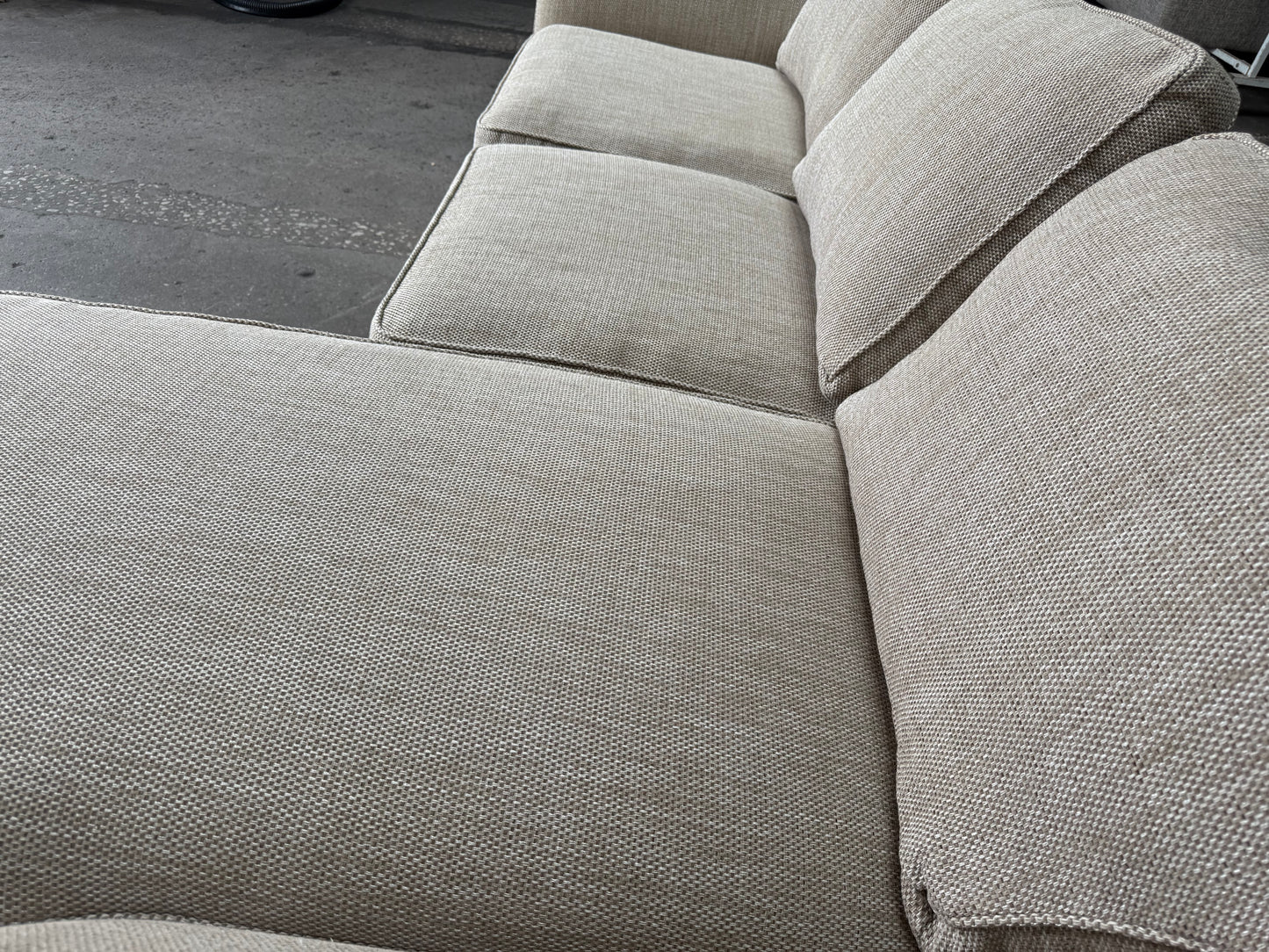 Laura Ashley Biege Right Hand L Shape Sofa FREE DELIVERY