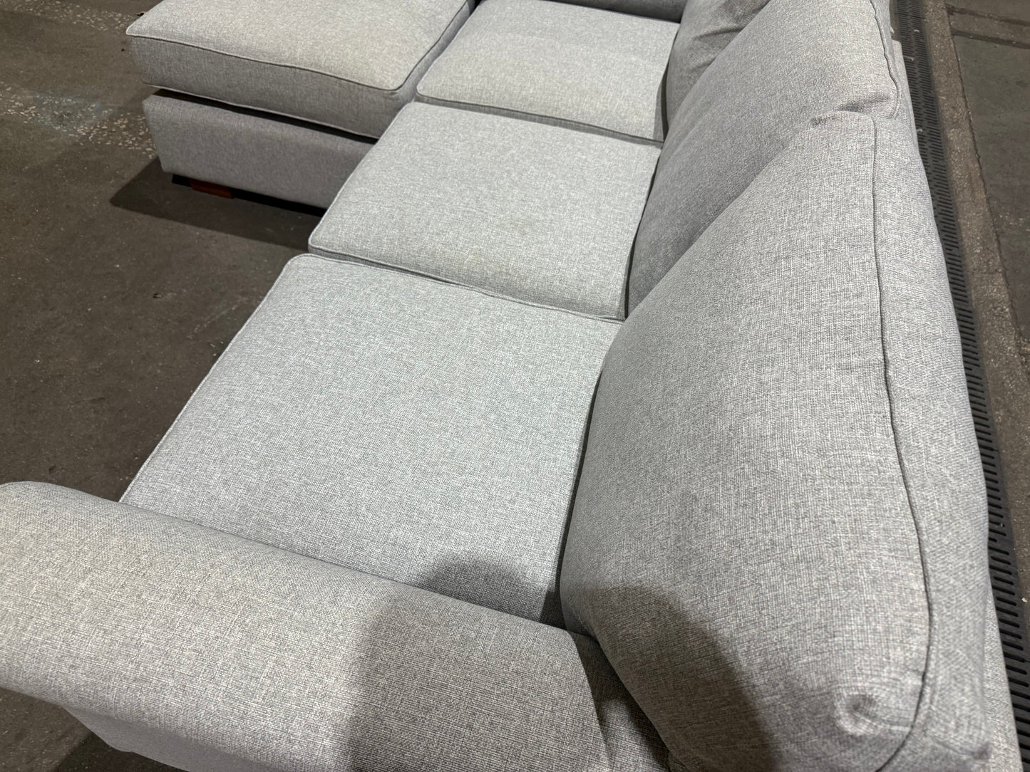 Next Ashford Light Grey L Shape FREE DELIVERY