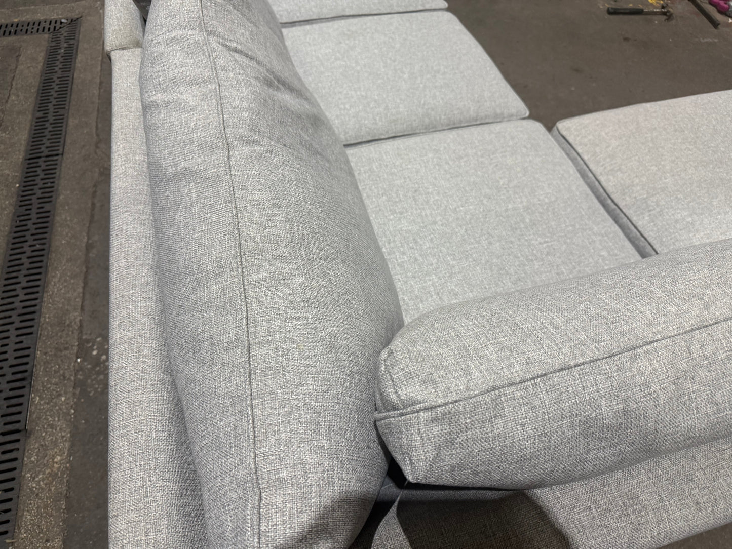 Next Ashford Light Grey L Shape FREE DELIVERY