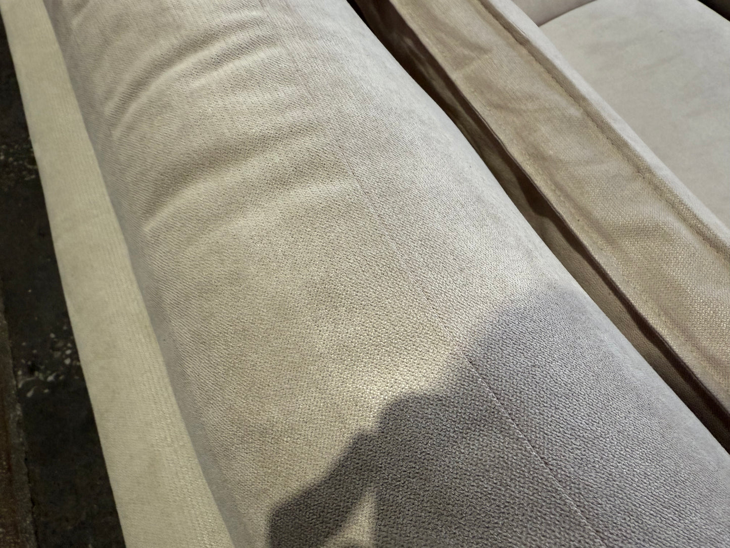 Sofa Club Soho White Tea Colour L Shape Sofa FREE DELIVERY