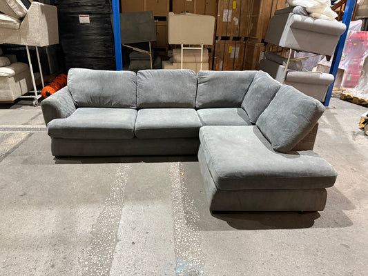 DFS Orka charcoal Grey L Shape Sofa FREE DELIVERY